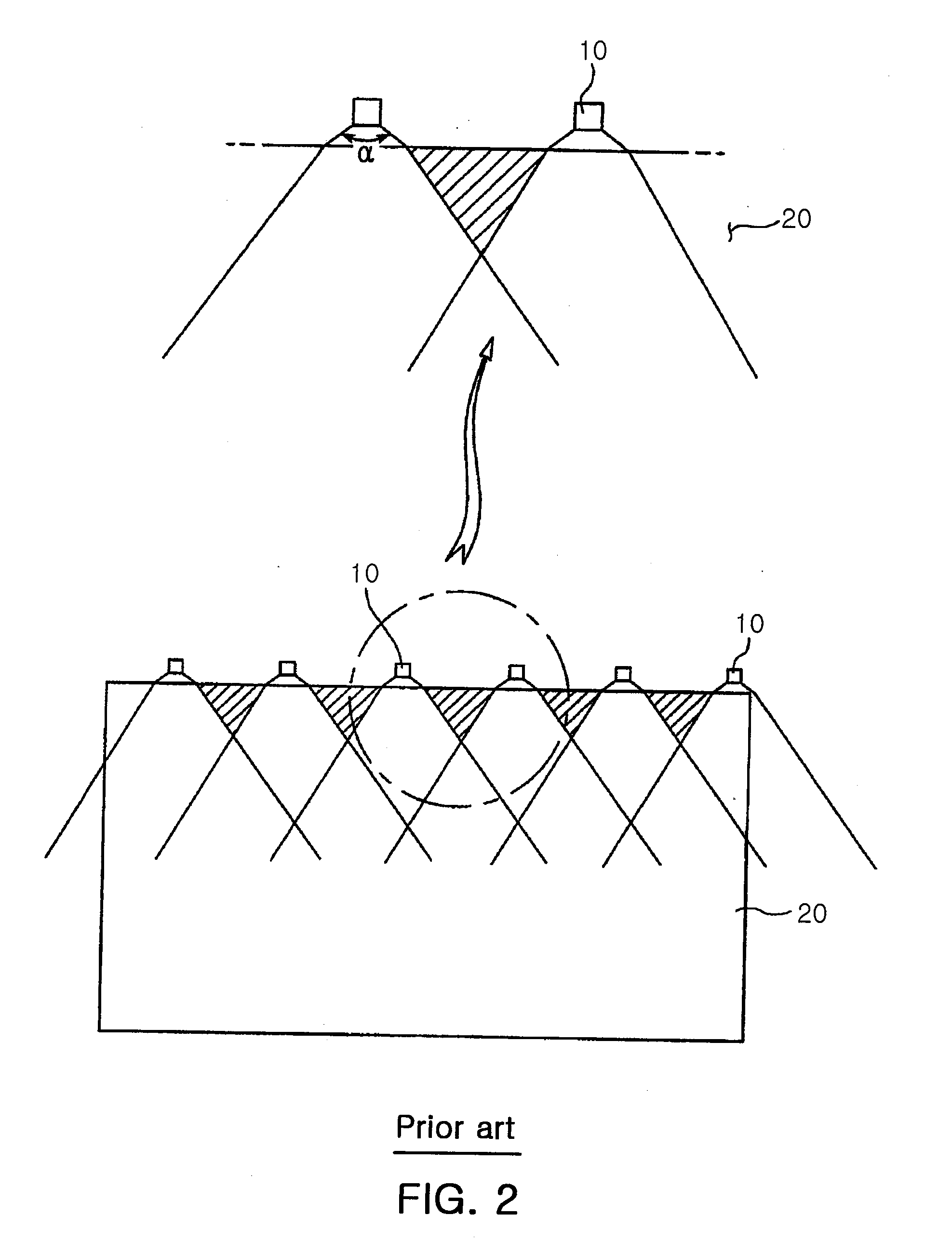 Side view light emitting diode package