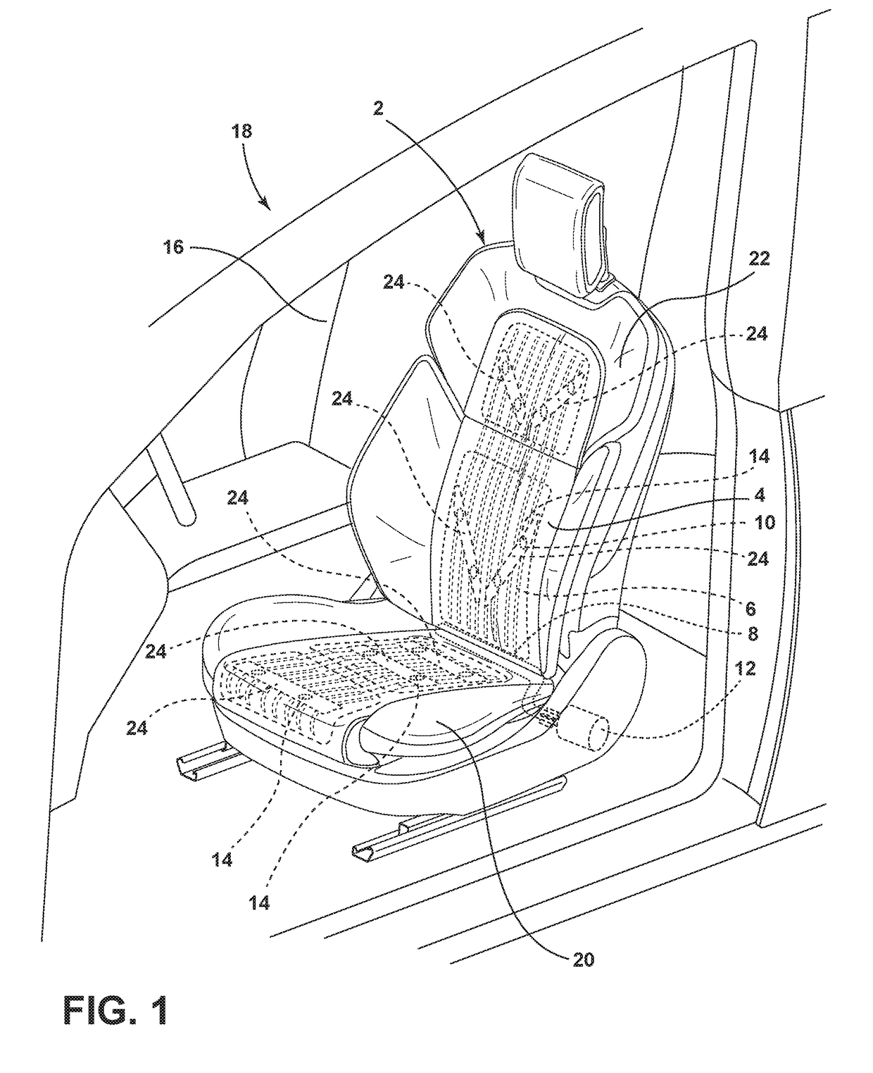 Seating assembly with thermoelectric devices