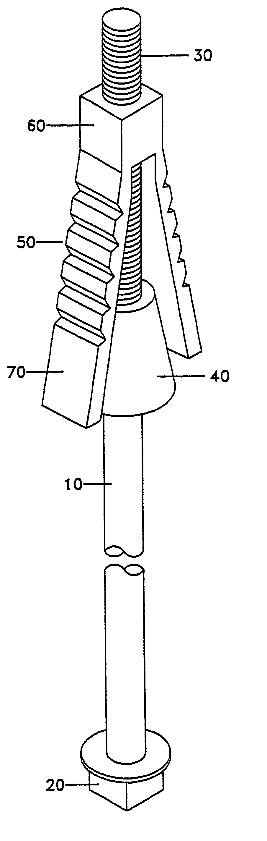 Method and apparatus for anchoring a mine roof bolt