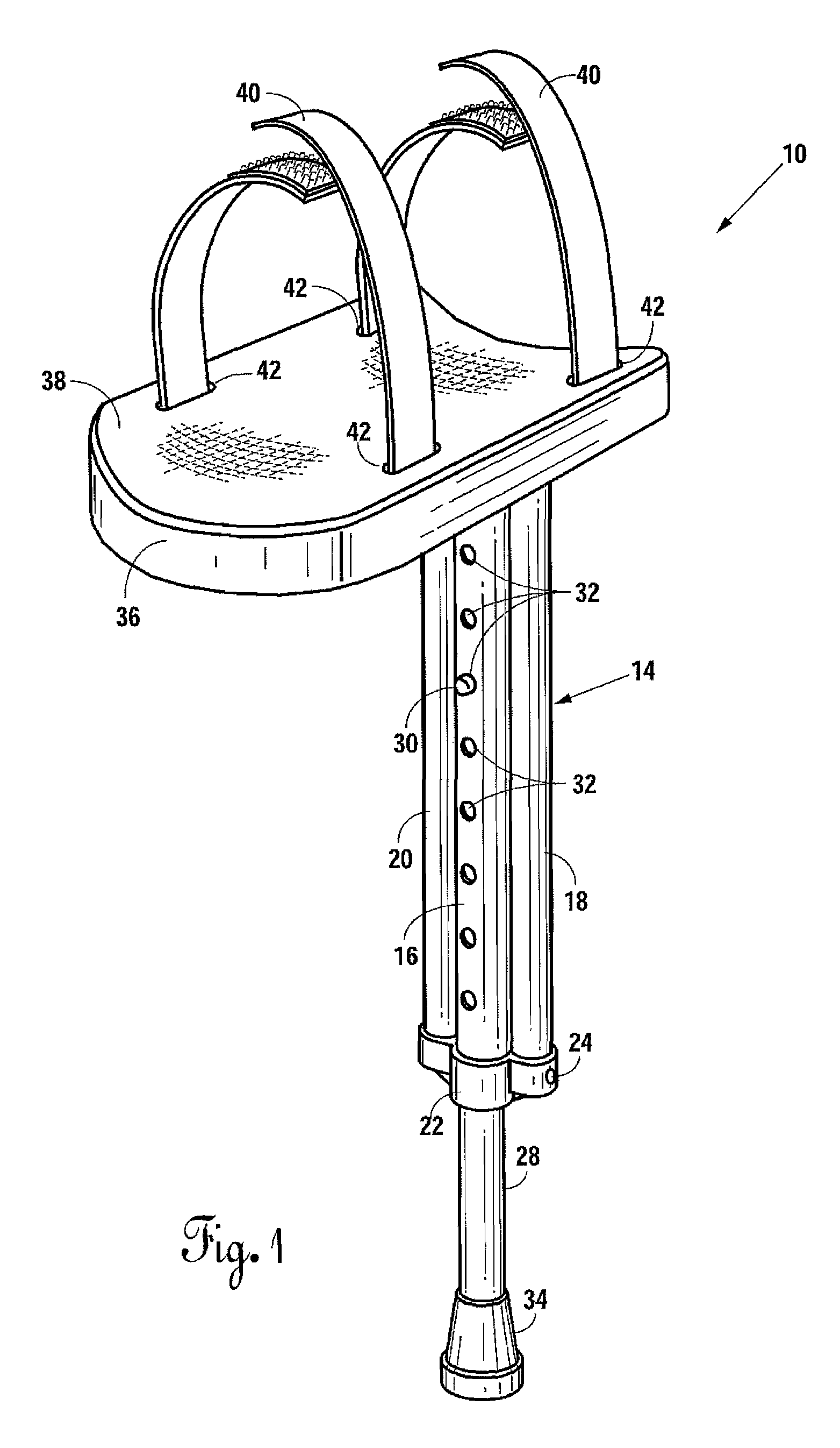 Adjustable support for a residual limb of an amputee