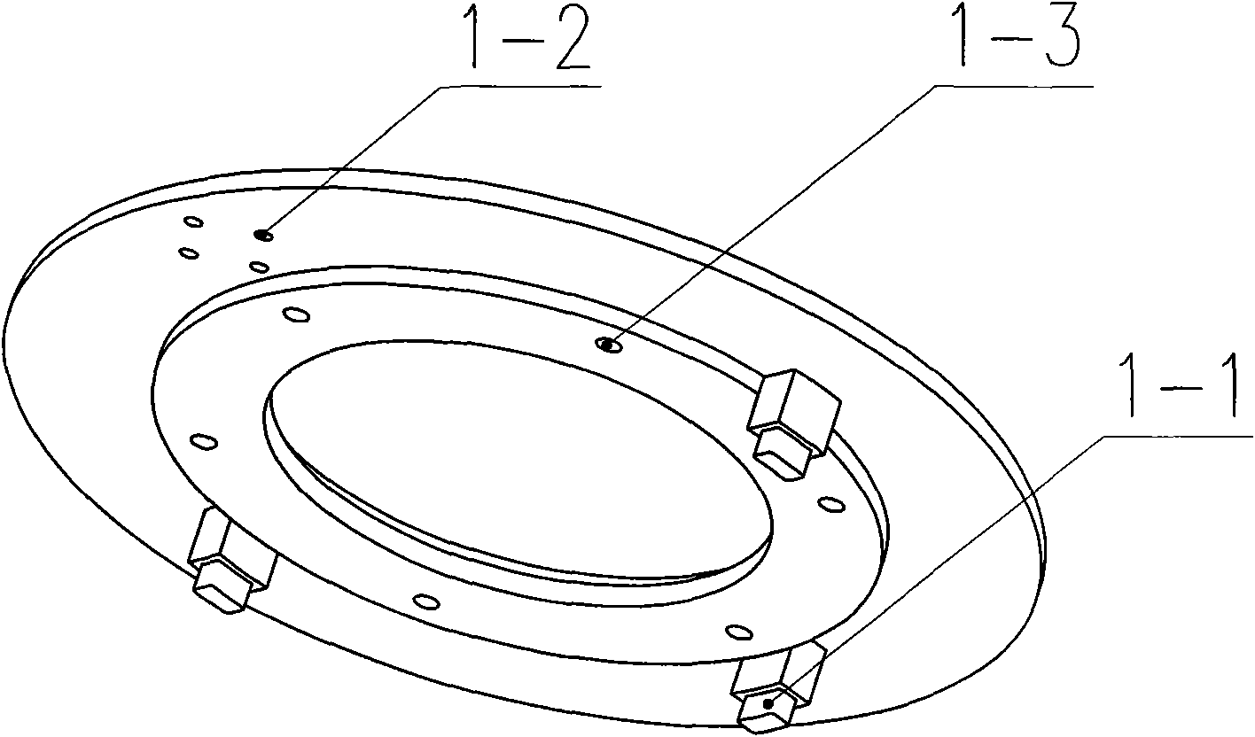 Mechanical elastic large-angle slewing limit mechanism