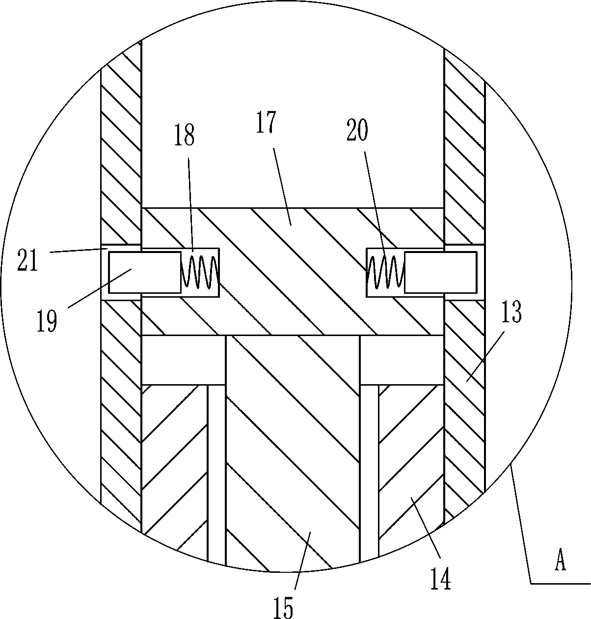 Rapid winding and unwinding device of water hoses for agricultural irrigation