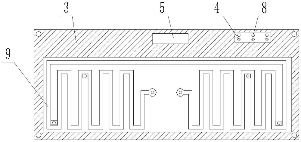 Office table mat with heating function and heating method