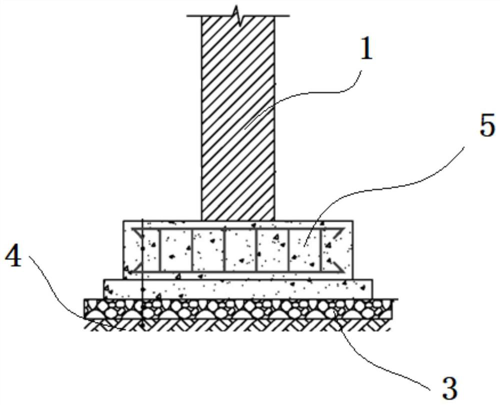 A kind of repairing construction method of the clear water brick wall of ancient building