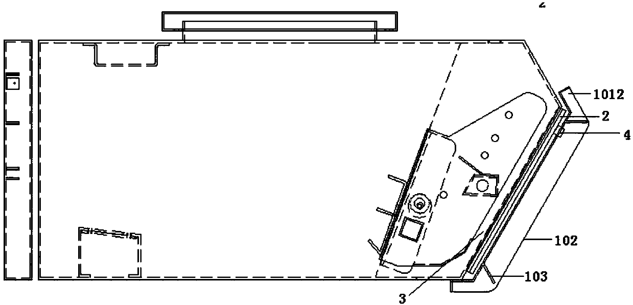 Dust prevention device based on electromagnetic shielding