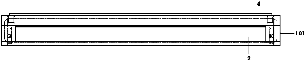 Dust prevention device based on electromagnetic shielding