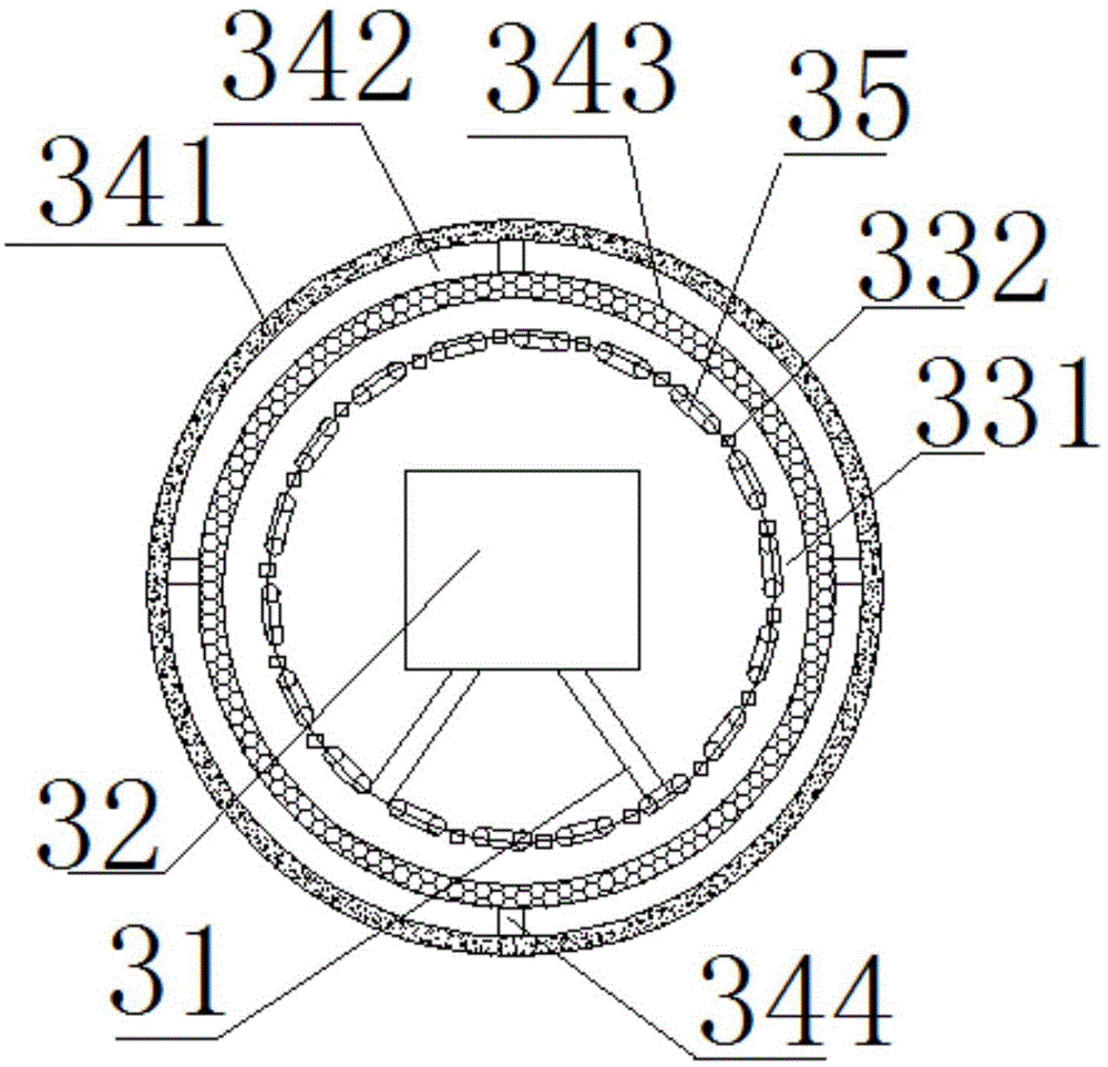 A three-chamber vacuum furnace for anti-corrosion sewage discharge liquid purification monitoring operation