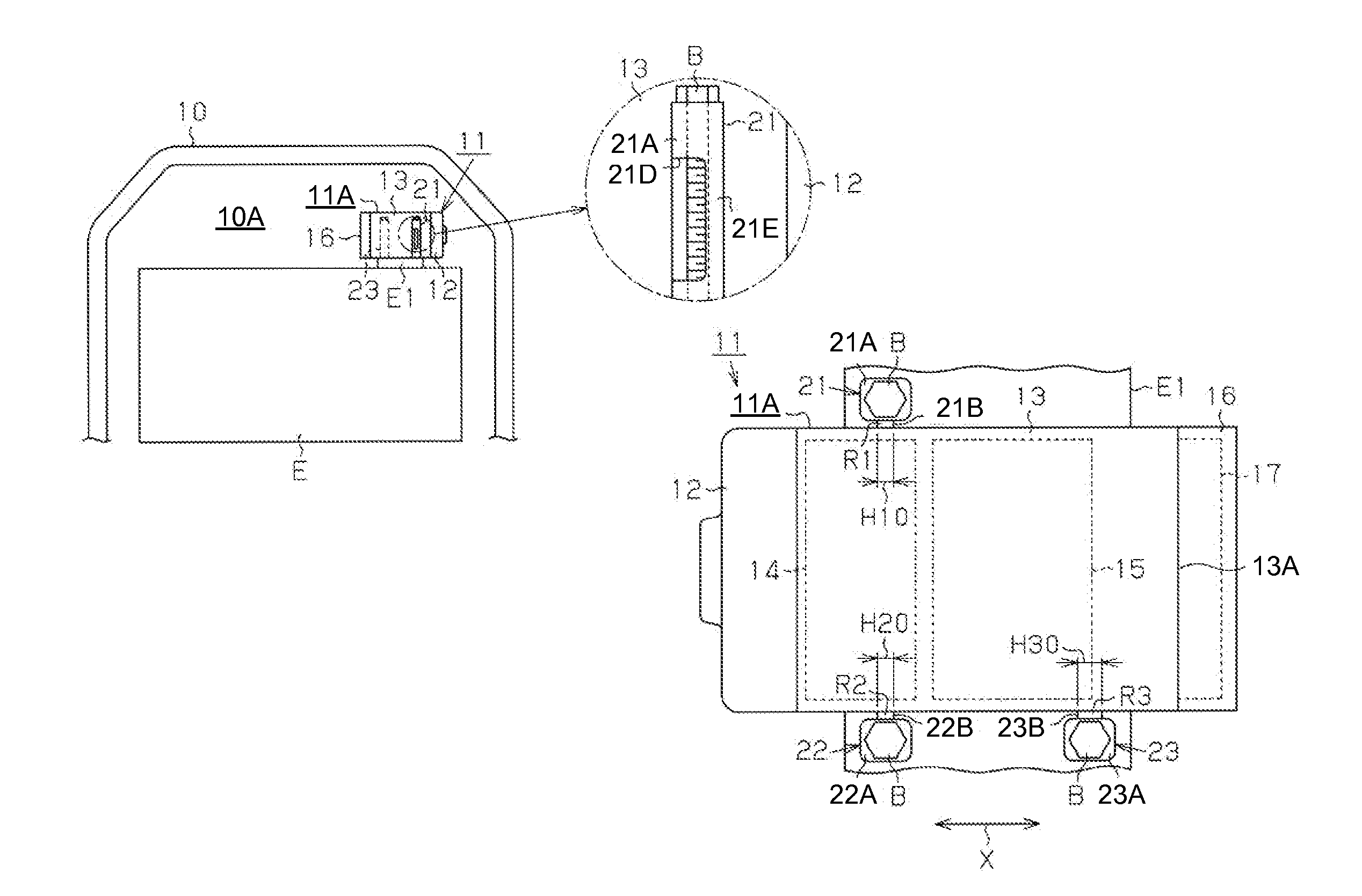 Electric compressor for vehicle air conditioner