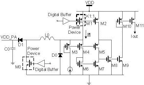 Power carrier wave communication line driver controlled by switch power supply constant power