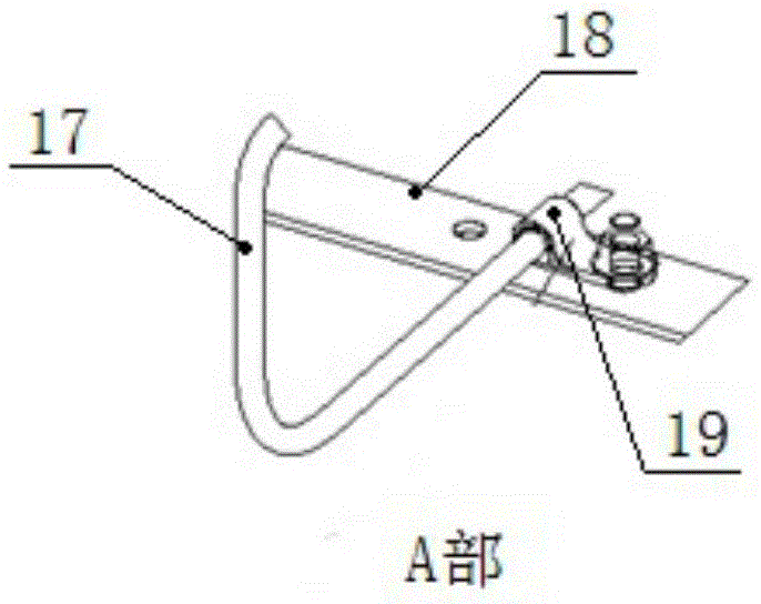 Front-section assembly of leaf spring suspension chassis frame of low drive zone passenger car