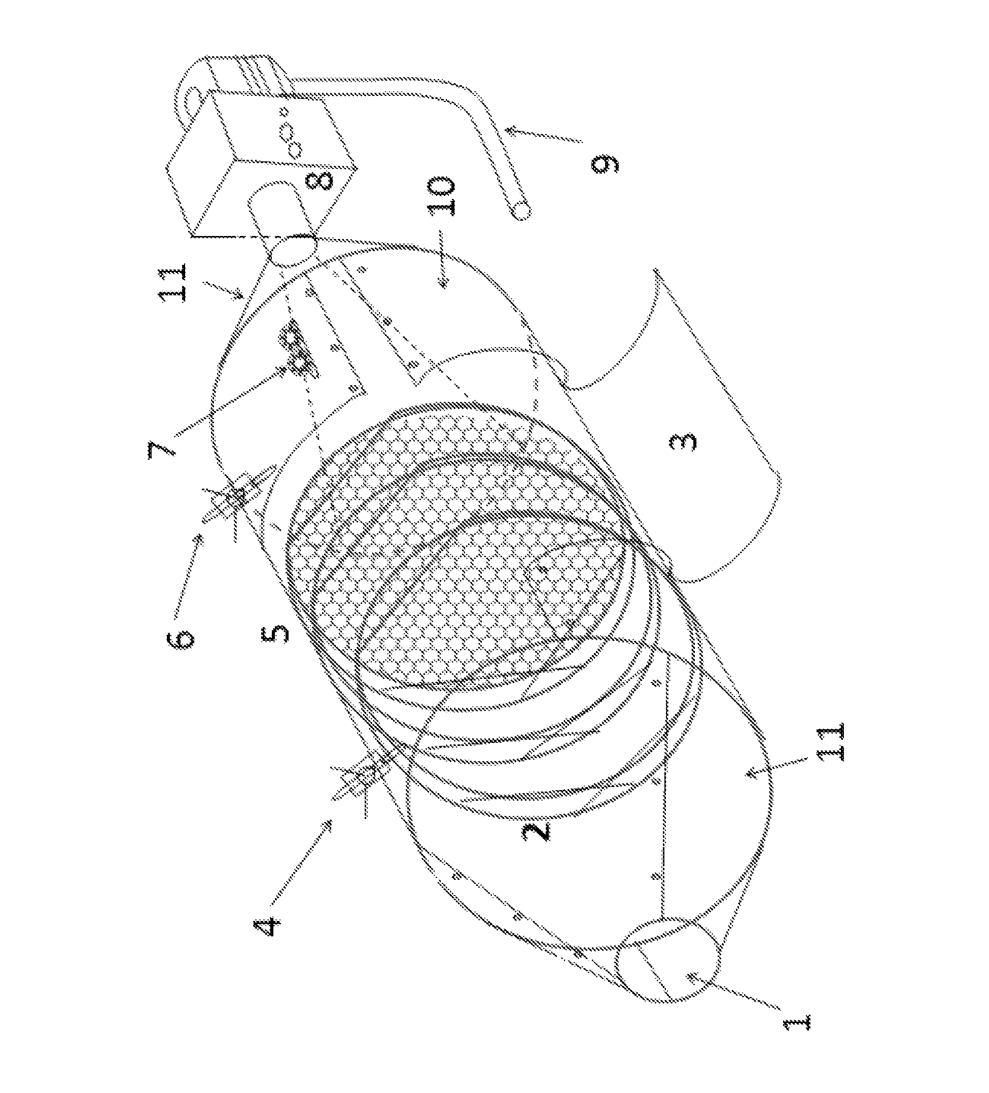 Utilization of a peridotite-type rock for the treatment of CO2 from a CO2-emitting industrial plant