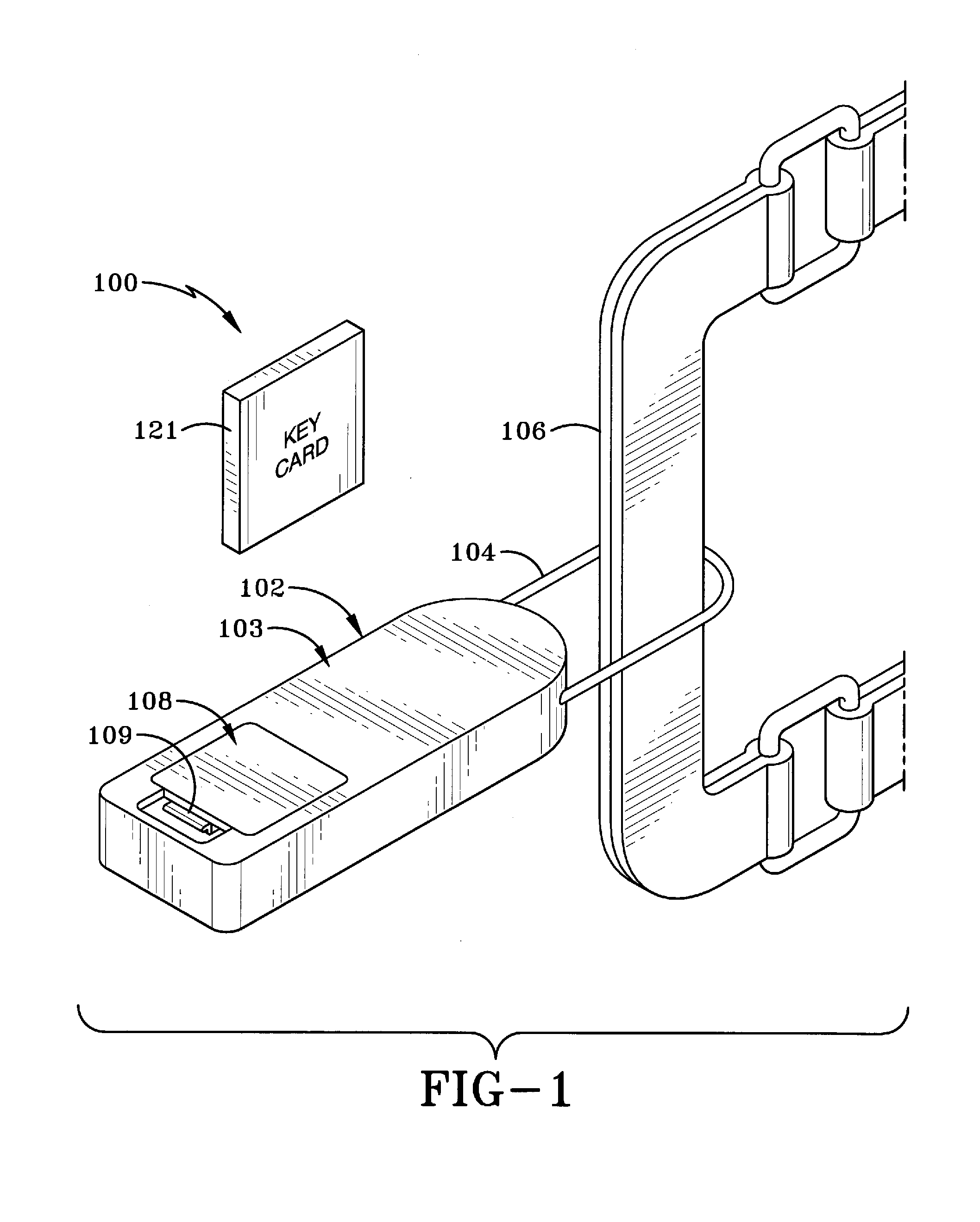 Method and apparatus for powering a security device