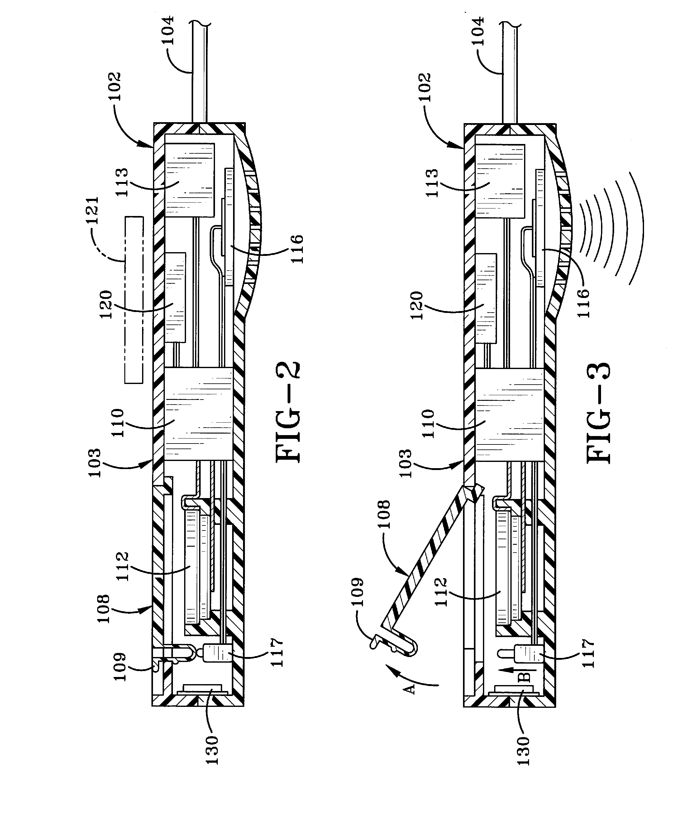Method and apparatus for powering a security device