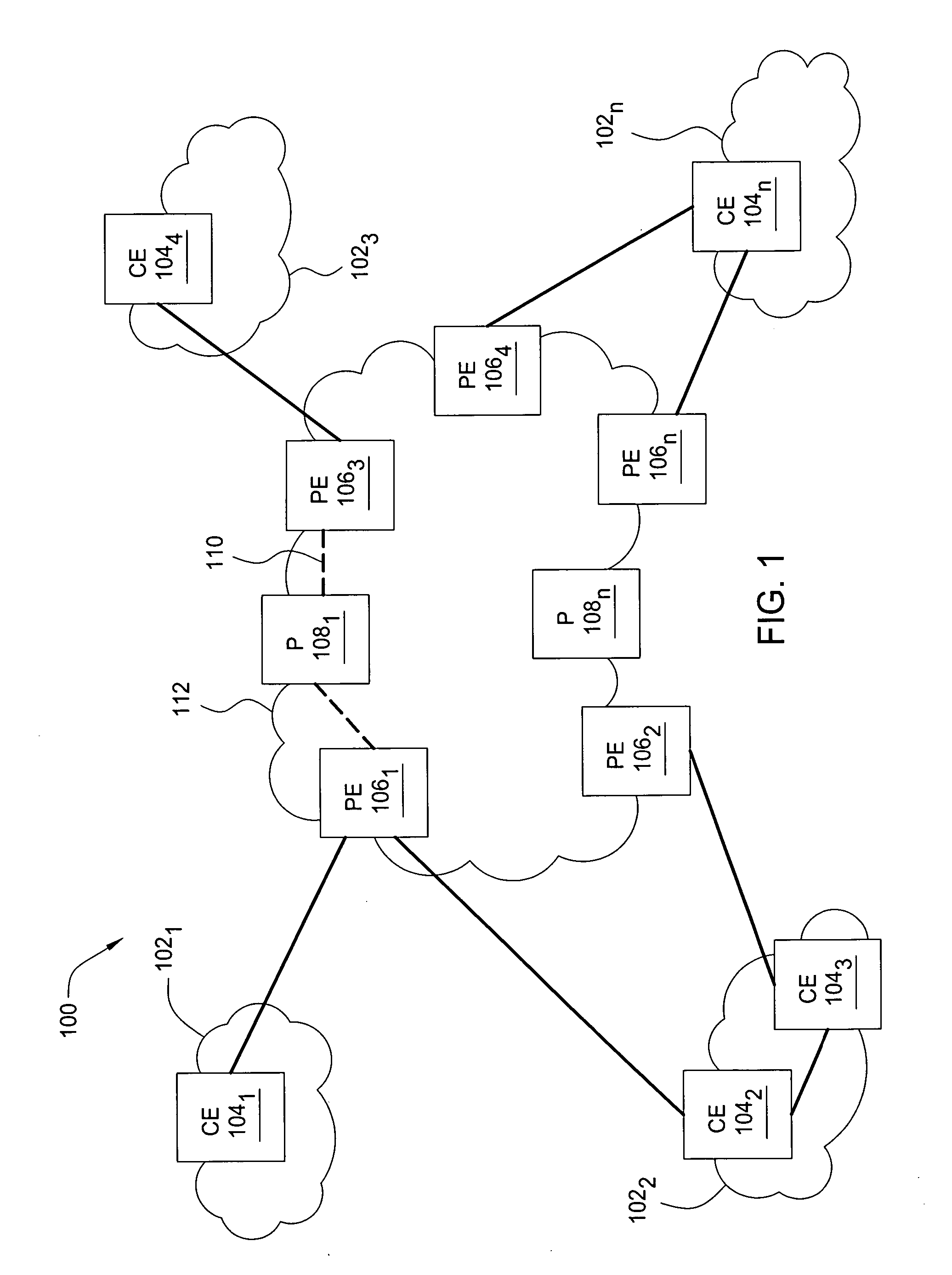 Method and apparatus for scalable virtual private network multicasting