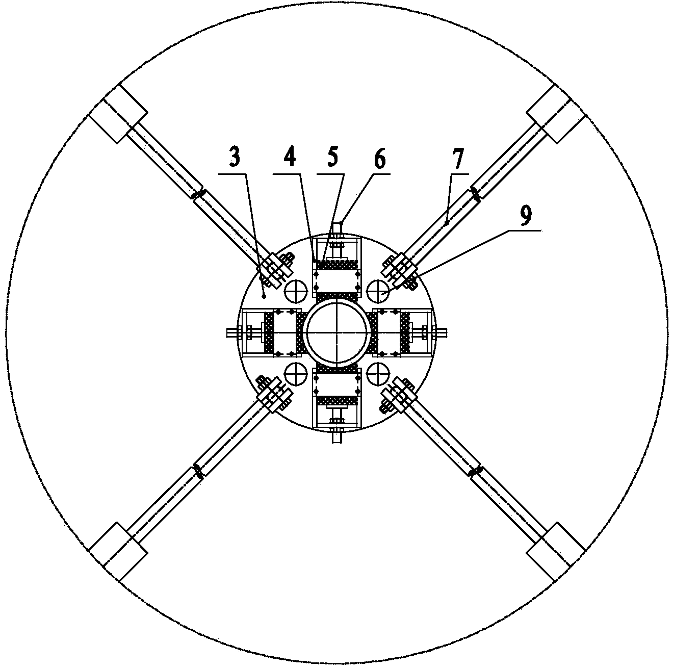 Large fermentation tank bearing