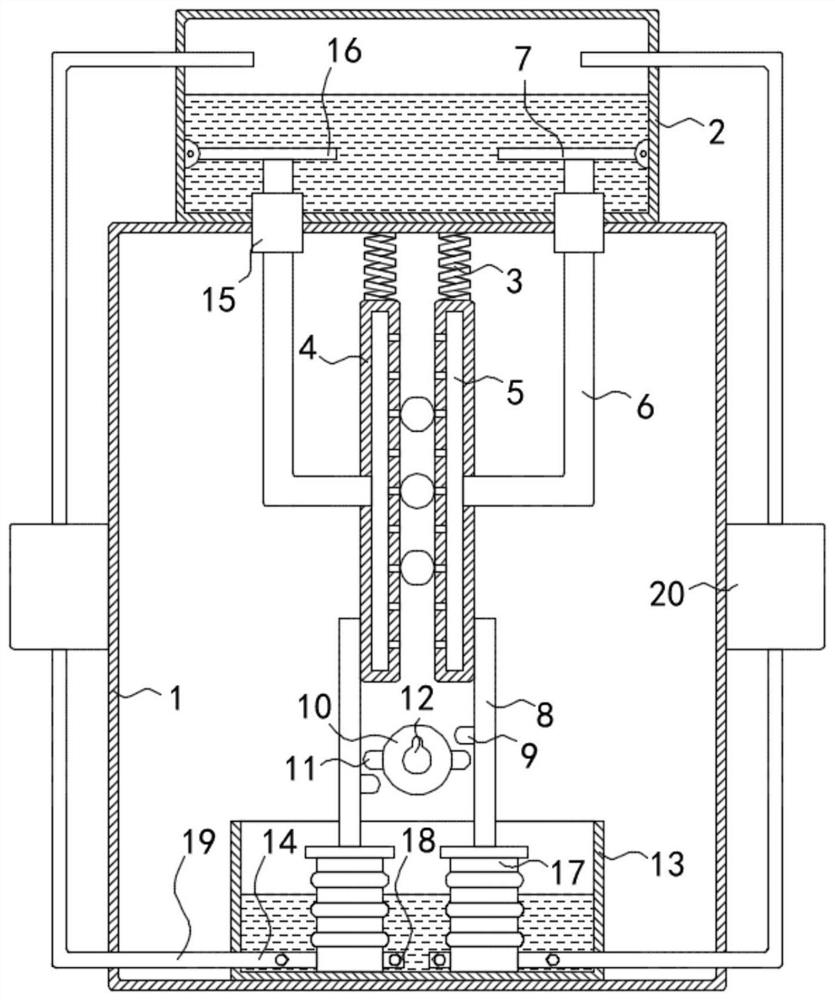 A high-efficiency hemp thread oil immersion device for textile