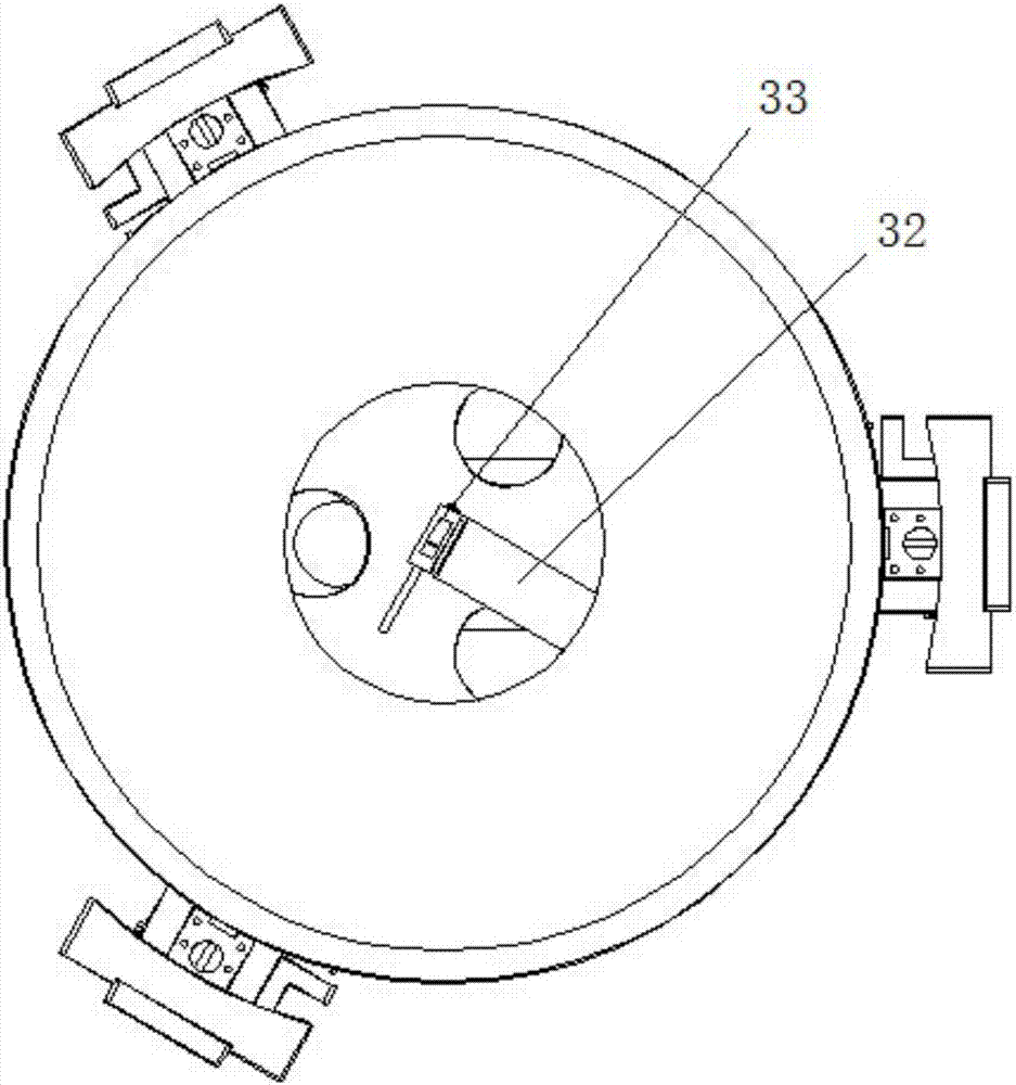 A circular positioning feeding device