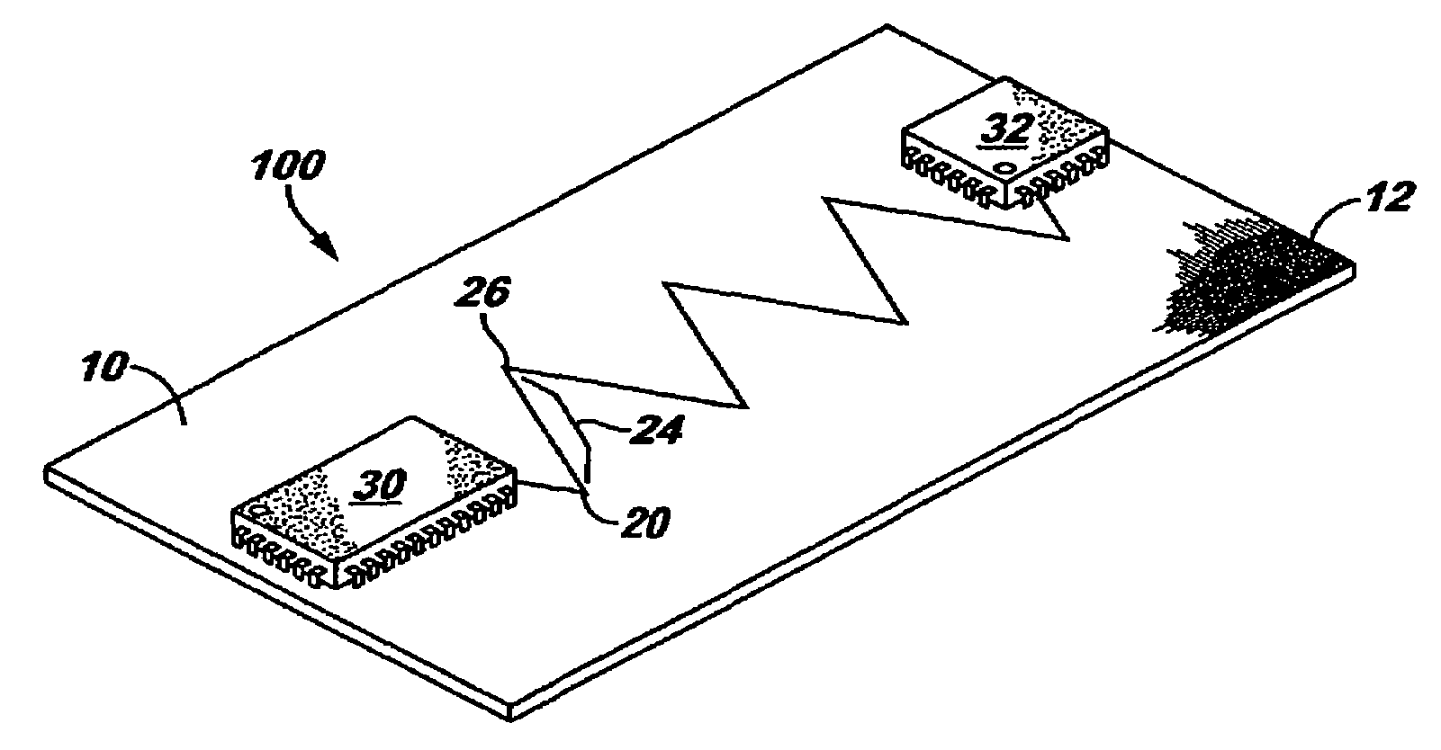 Printed circuit board trace routing method
