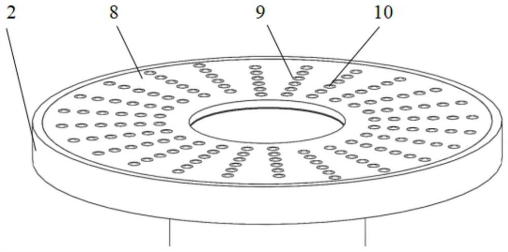 Air floatation thrust bearing based on axial dense ball suction loading