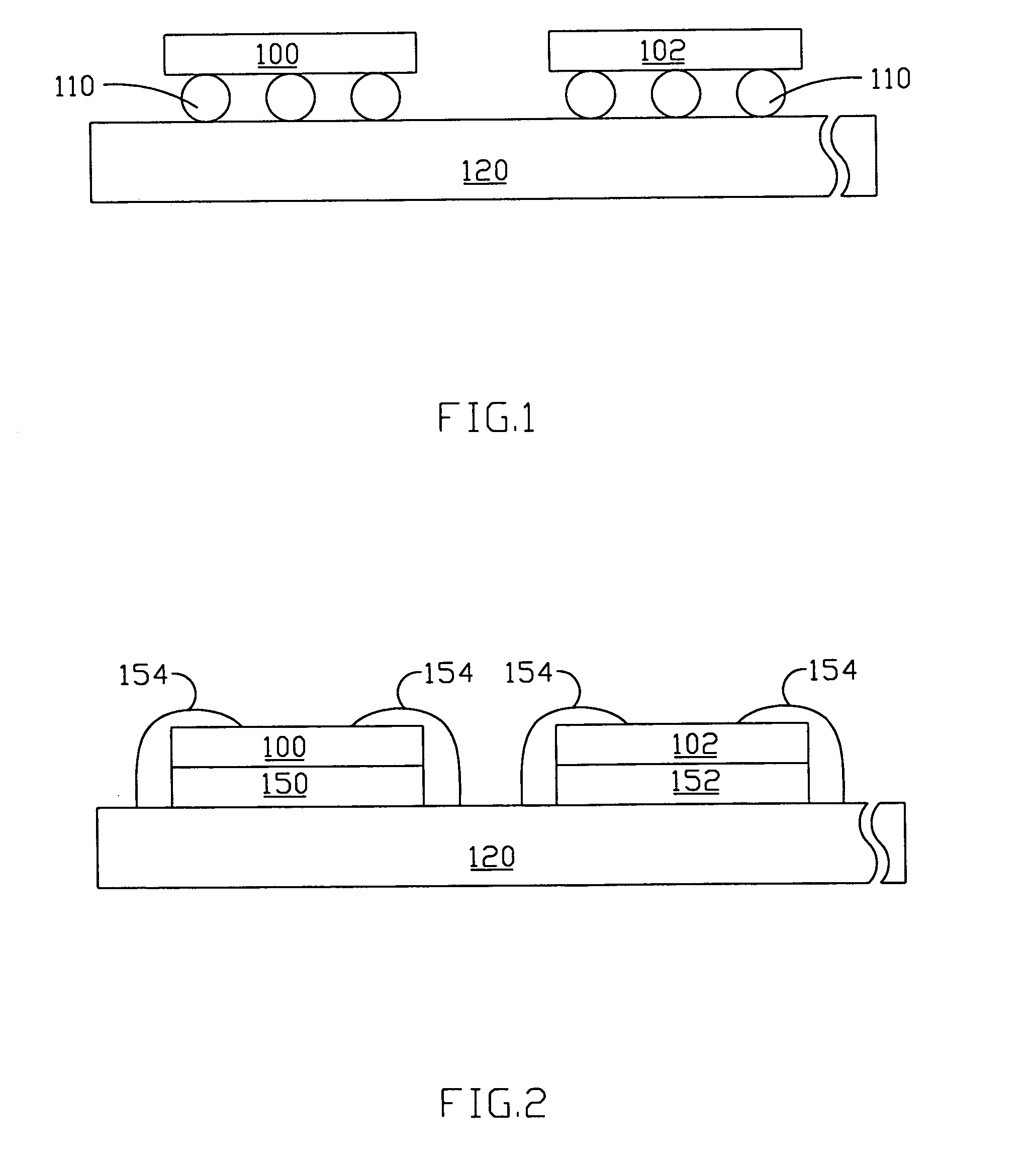 Integrated circuit package with a balanced-part structure