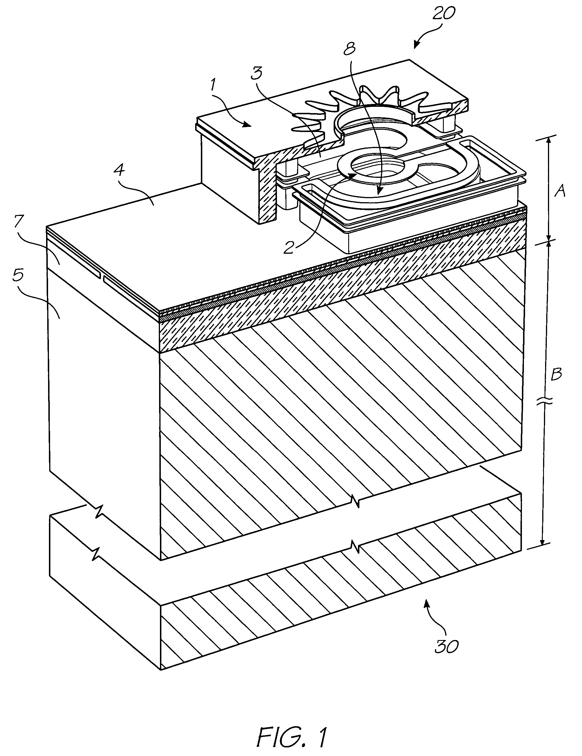 Method of modifying an etched trench