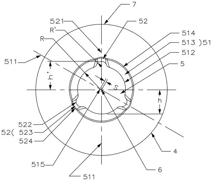 Circular cutting blade with accurate positioning structure and cutting tool