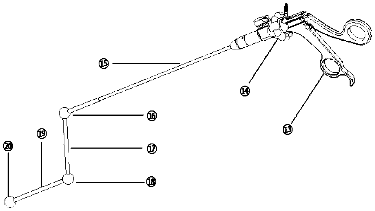 A training device for simulating thoracoscopic surgery