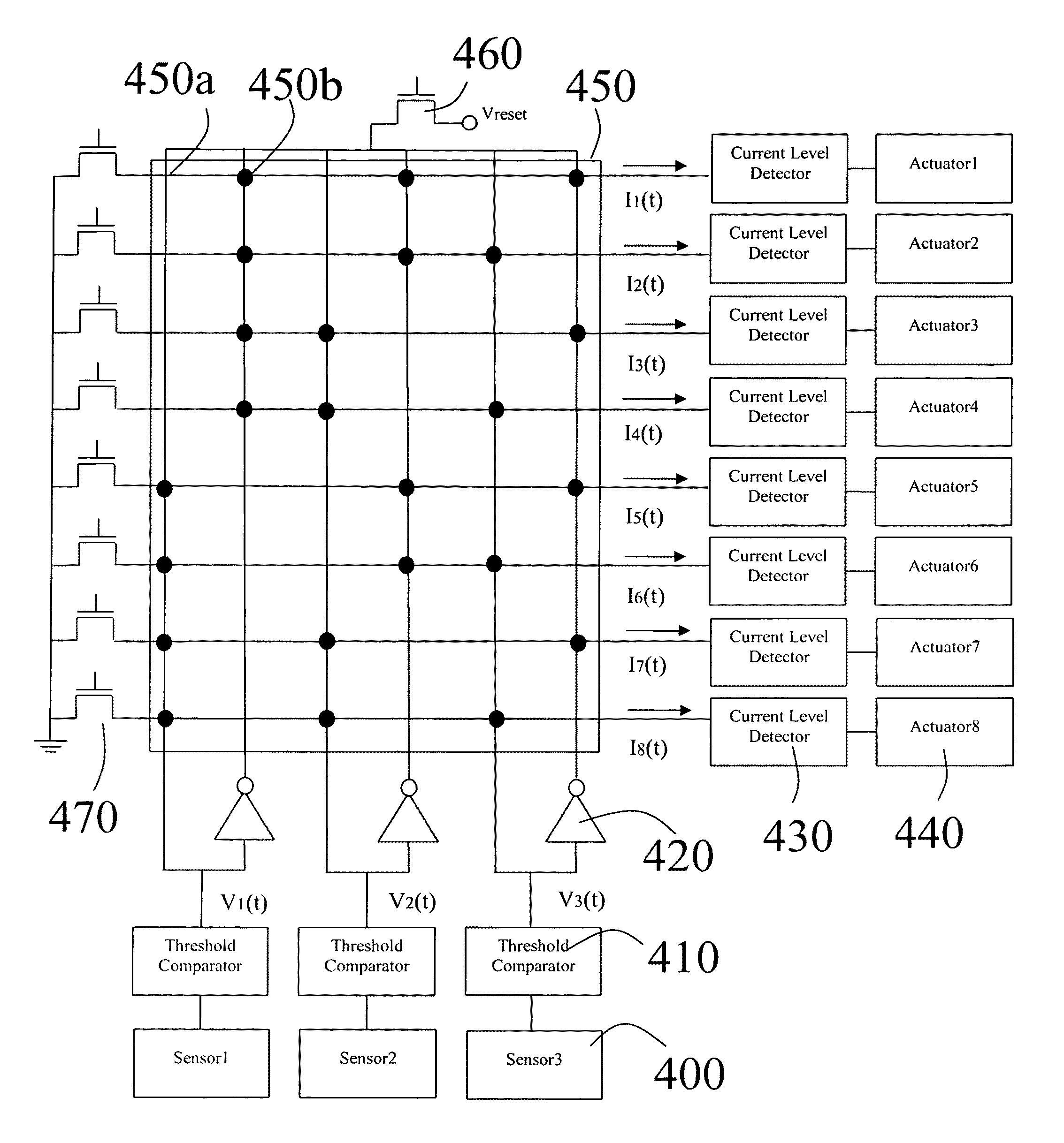 Memristor crossbar neural interface