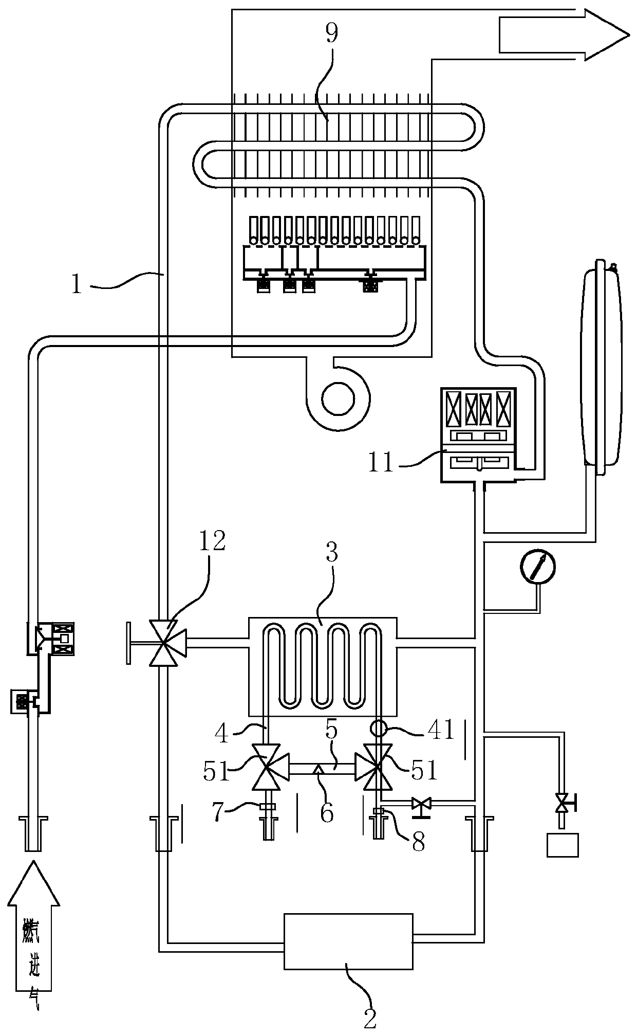 Dual-purpose furnace and control method of dual-purpose furnace