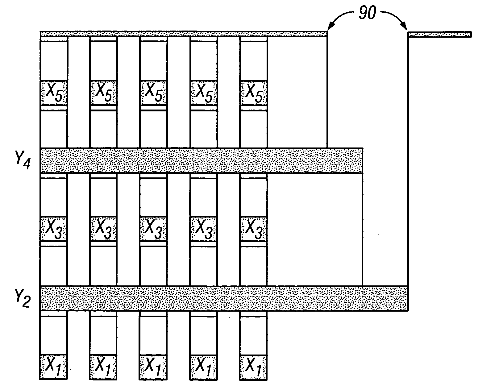 Contacts for an improved high-density nonvolatile memory