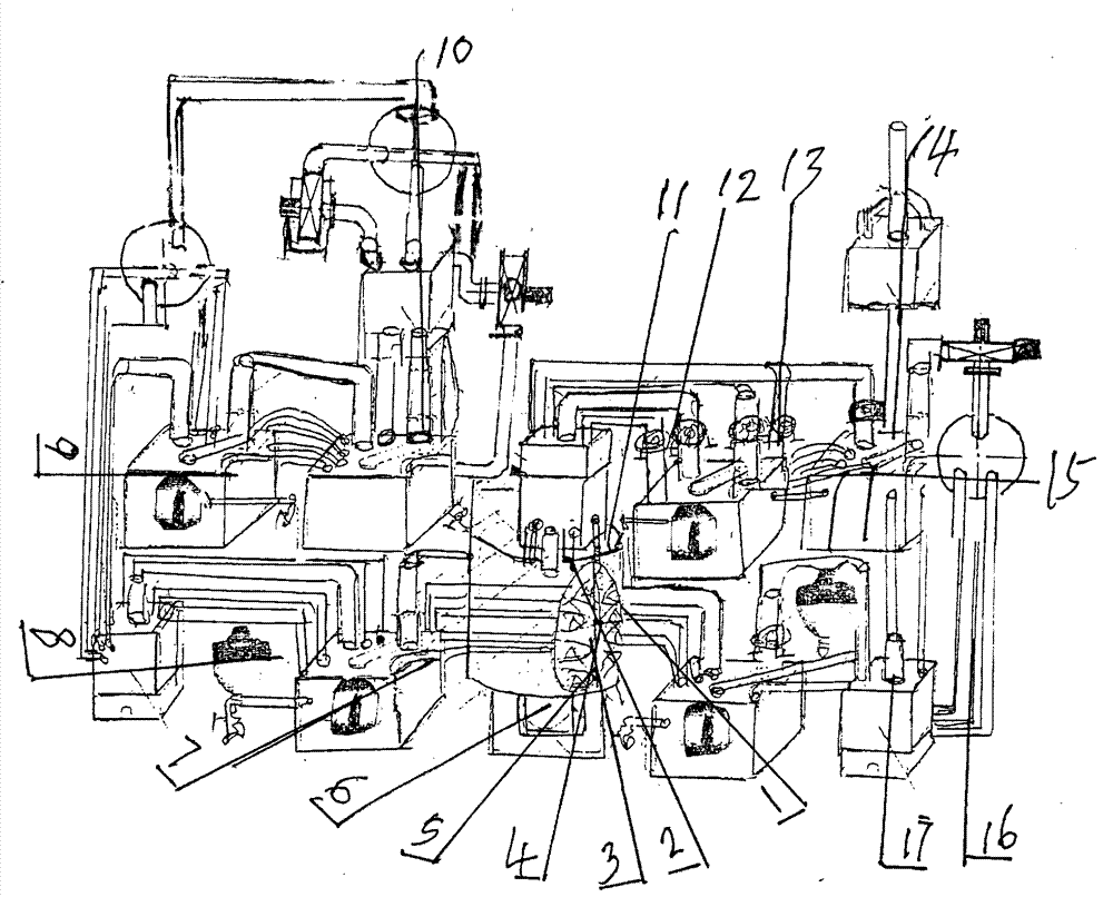 Environment-friendly smoke absorption and purification battery incineration furnace for combustible discarded and waste batteries