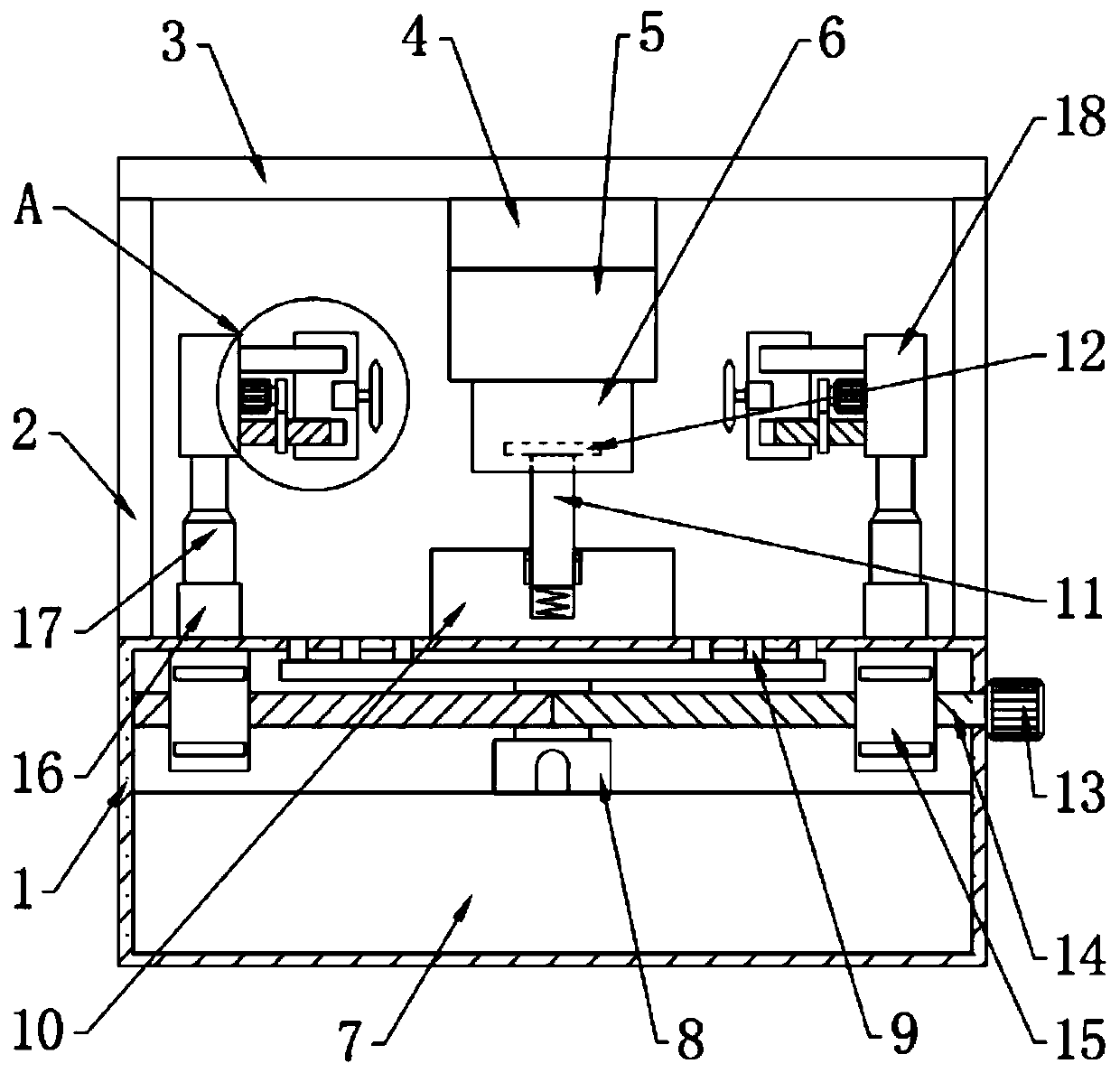 Polishing device for optical lens production