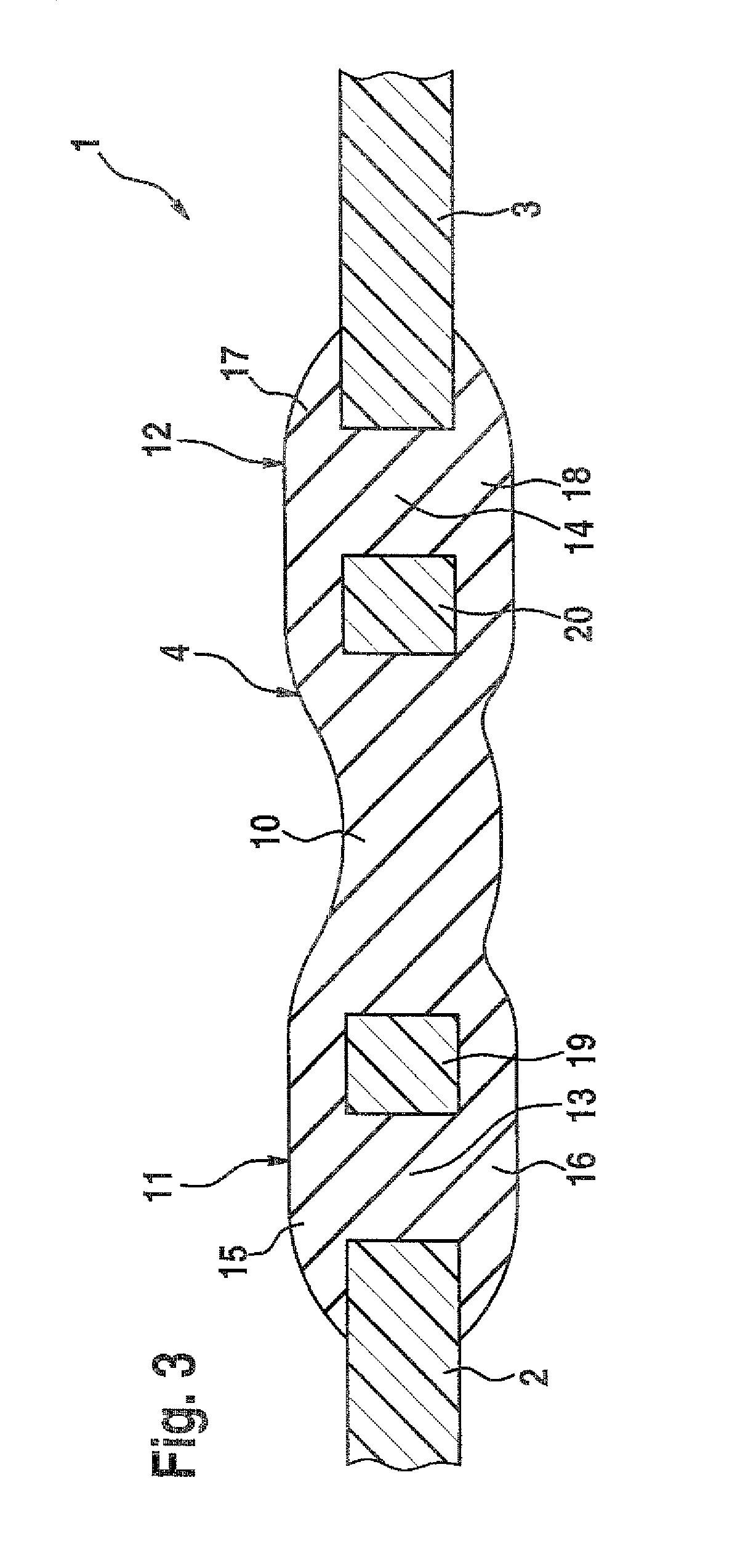 Elastic connection between housing parts of motor-driven power tools