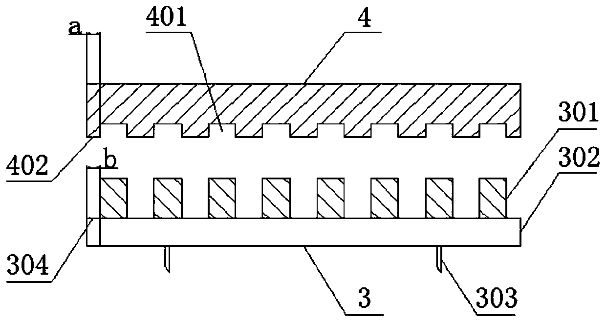 Sidewalk floor tile composite structure and laying construction method thereof