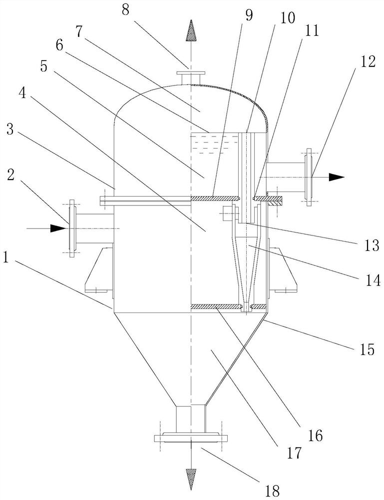 Natural gas hydrate separation equipment and process