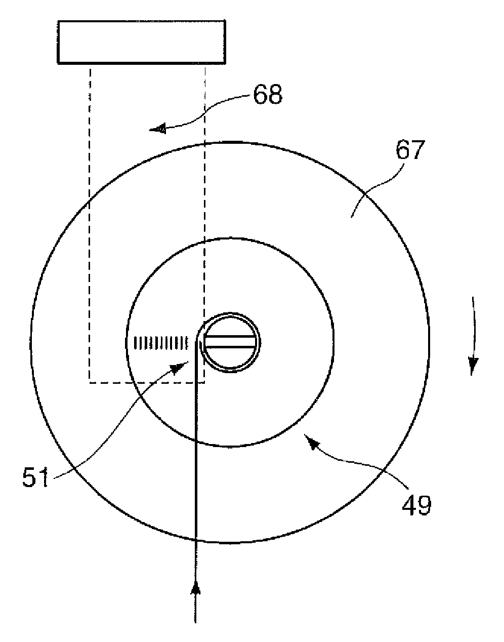 Measuring probe for measuring the thickness of thin layers, and method for the production of a sensor element for the measuring probe