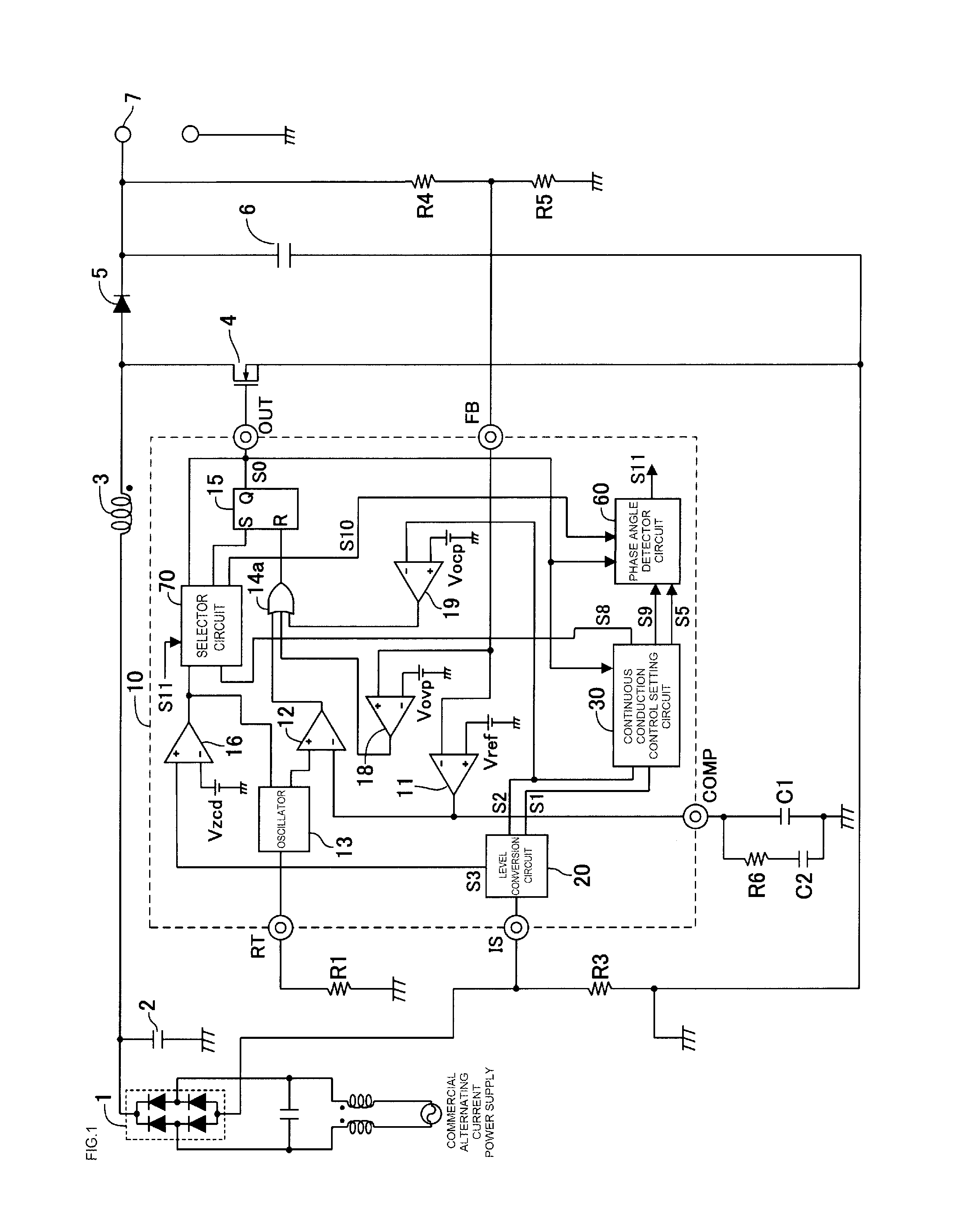 Switching power supply circuit and power factor correction circuit