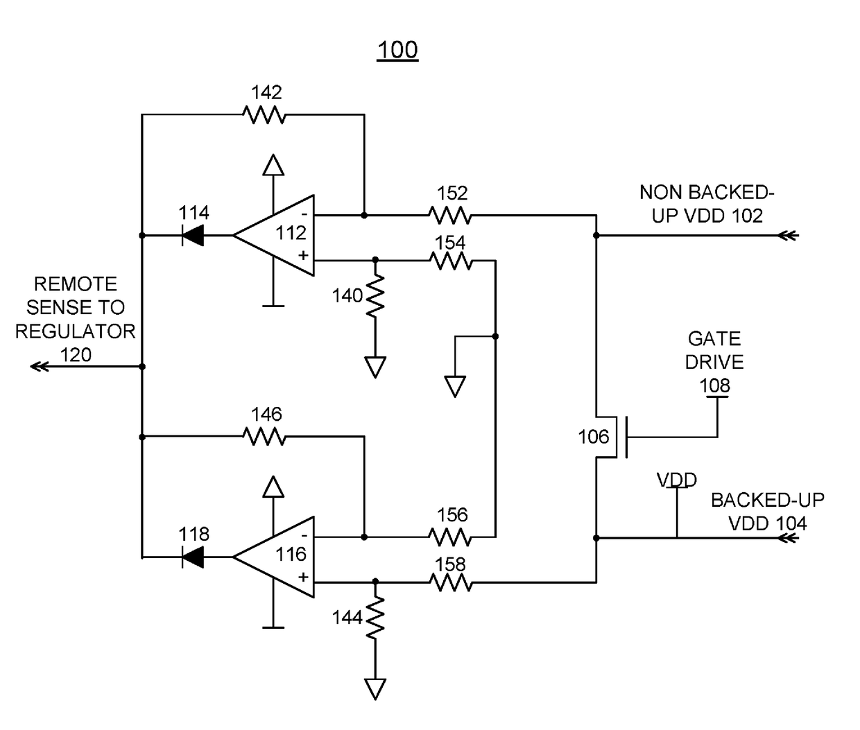 Implementing voltage sense point switching for regulators