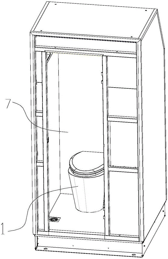 Toilet with automatic dirt collecting function