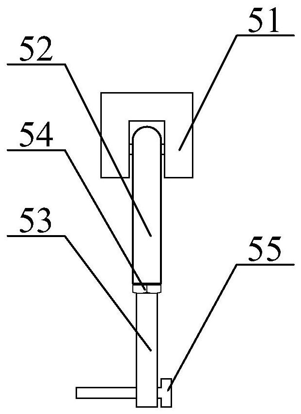 Low-frequency large-displacement bumping test table with protection function