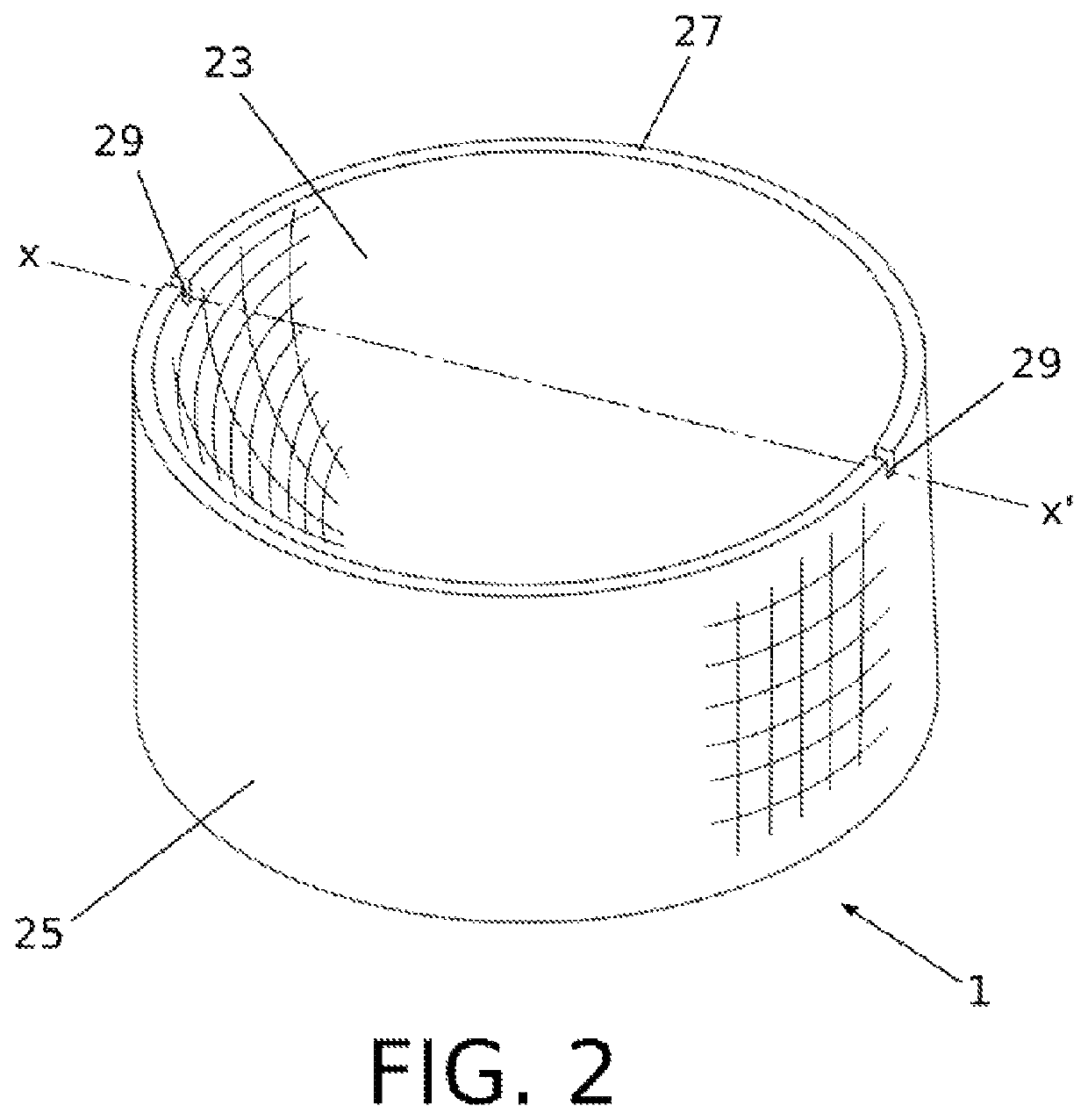 Litter scooping receptacle