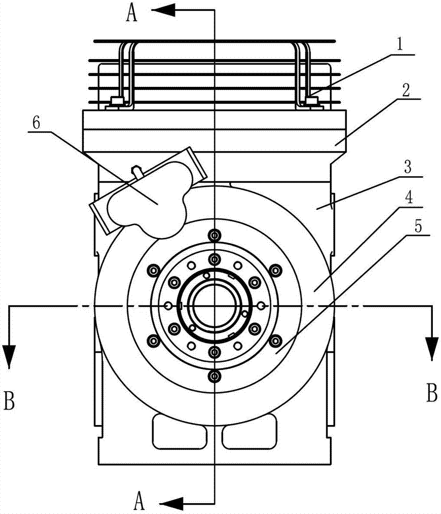 Air cooling electric spindle device for precision numerical control lathe