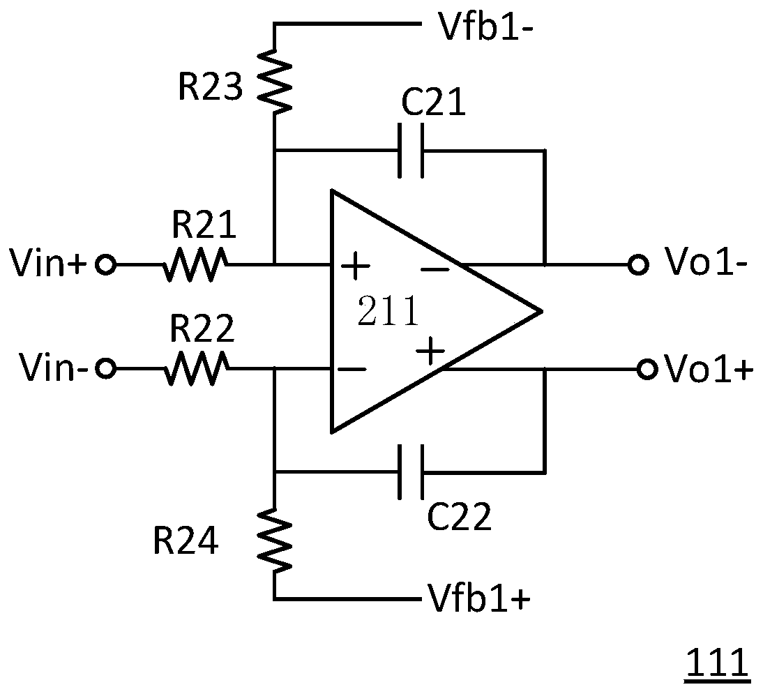 Continuous third-order sigma-delta modulator circuit based on active resistor-capacitor integrator