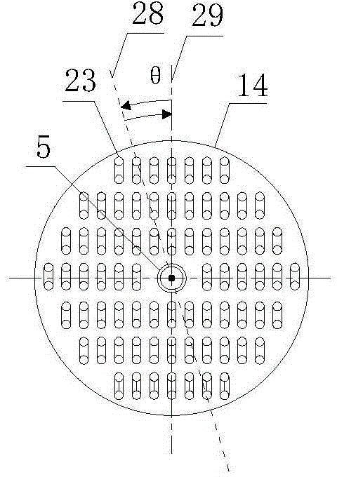 Sewage heat exchange device capable of self-cleaning and inhibiting dirt