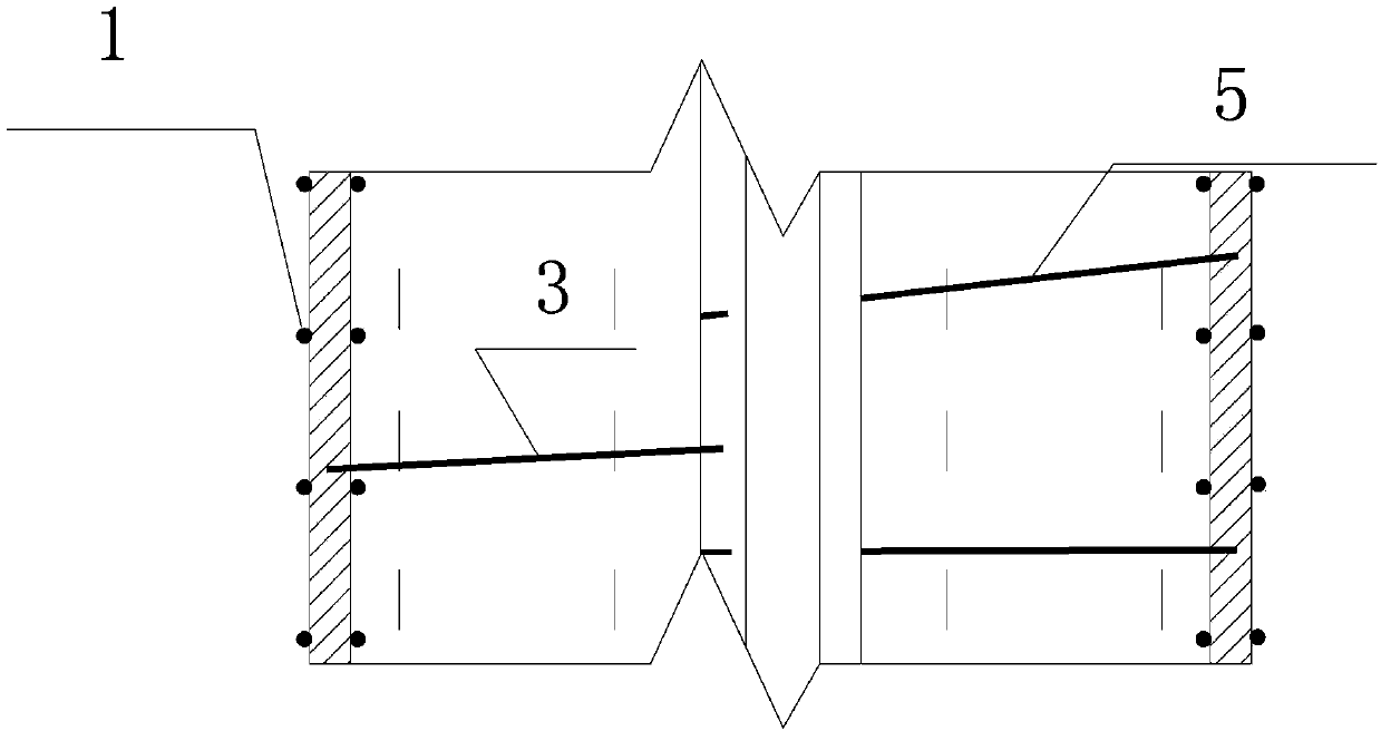 Construction method of thermoplastic composite die of short tie track bed