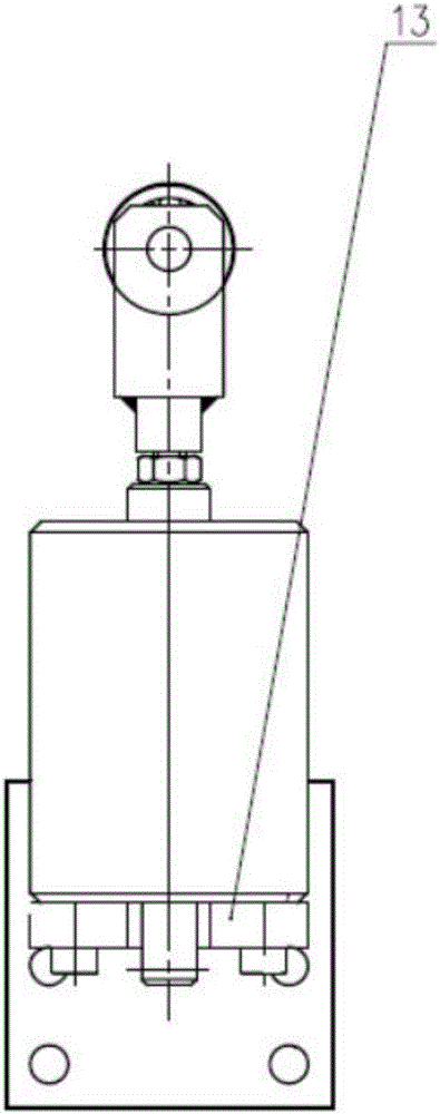 Reversing-valve unloading pushrod device used under coal mine