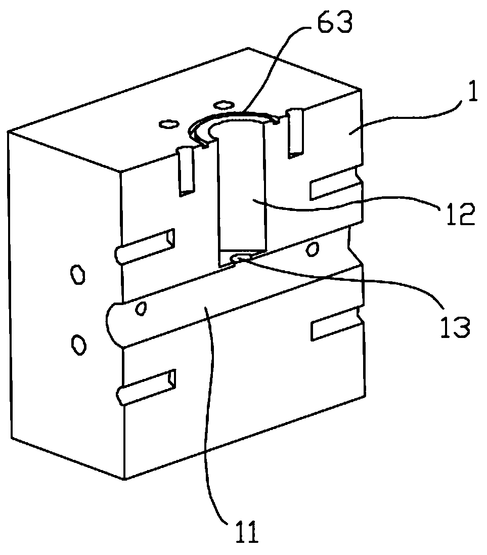 Photoacoustic cell of modularized structure and suitable for laser photoacoustic spectrum detection