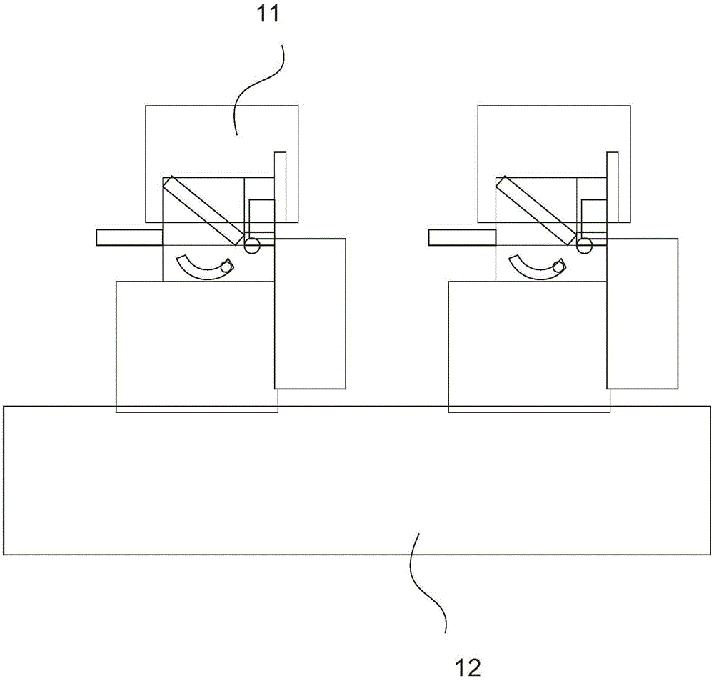 45-degree-angle and 90-degree-angle switching machining system for stainless steel