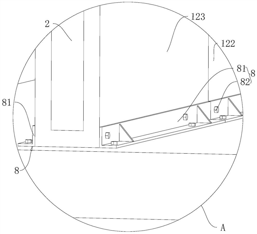 Dry-process connecting assembly type partition wallboard