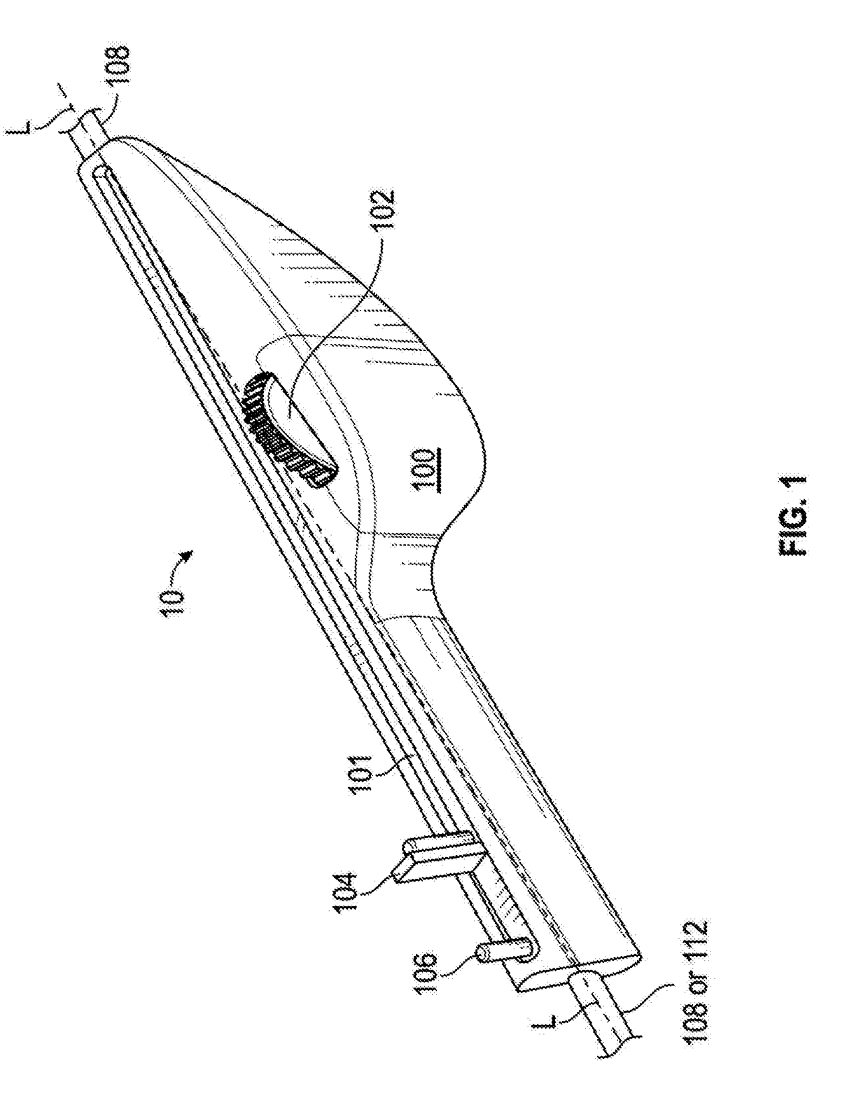 Stent delivery catheter with fast slider and slow thumbwheel control